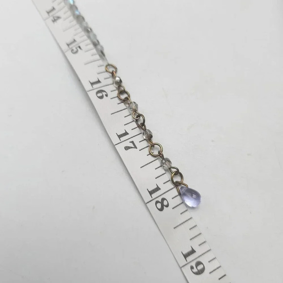 Kirks Folly Dragonfly Pendant Necklace With Beaded Strand Crystal Accents - Picture 5 of 5